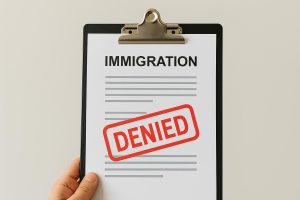 Immigration Application Is Denied